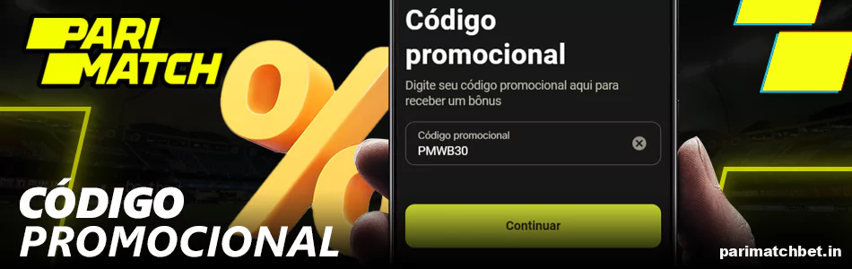 Aplicativo Parimatch Promocod para jogadores brasileiros