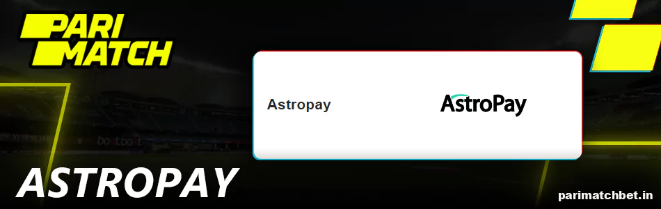 Método de pagamento AstroPay na Parimatch