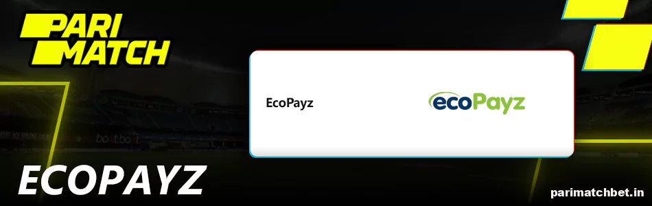 Método de pagamento EcoPayz na Parimatch